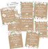 Hadley Designs Pregnancy Announcement Gifts, Funny Wine Bottle Labels for Parents to Grandparents, 8 Set