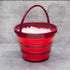 Cambridge Robert Irvine 10-Quart Collapsible Ice Bucket, 1 Count, Red