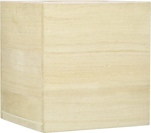 Artemio Wooden Tissue Box Square, 14cm x 13cm x 13cm