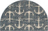 Unique Loom Outdoor Coastal Collection Area Rug - Ahoy (2' 7" x 4' 1" Hearth Blue/Ivory) by Unique Loom
