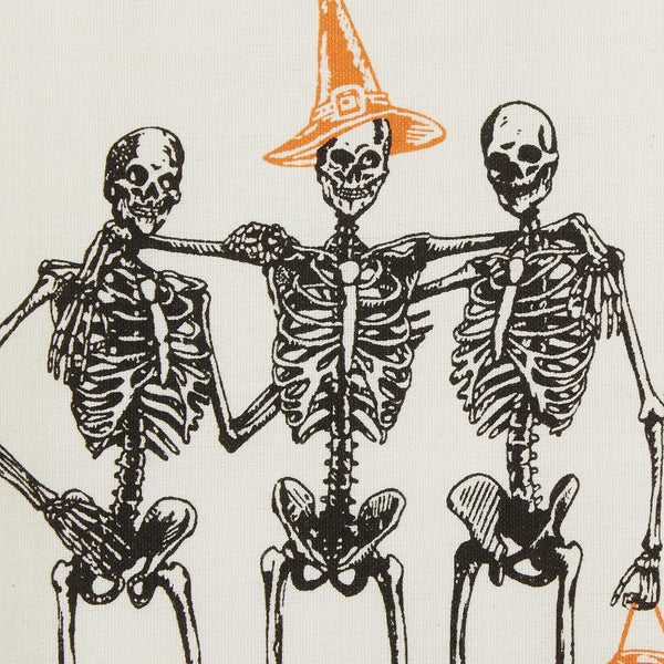DII Halloween Hand Towels for The Kitchen, Decorative Spooky & Fun Cotton Printed Dishtowel Set, 18x28, Skeletons, 3