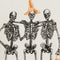 DII Halloween Hand Towels for The Kitchen, Decorative Spooky & Fun Cotton Printed Dishtowel Set, 18x28, Skeletons, 3