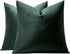 MIULEE Pack of 2 Velvet Soft Solid Decorative Square Throw Pillow Covers, 18x18 Inch, for Sofa, Bedroom, Car