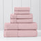Modern Threads Waffle-Rib 6-Piece Towel Set Premium Cotton Bath Towels, Ultra-Absorbent &