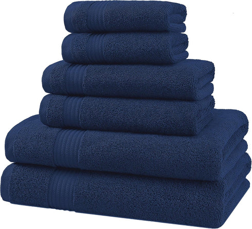 6 Set 100% 2 2 2 American Veteran Towel, Piece Towel for Bathroom, Cotton Turkish Bathroom Towels, Bath Towels Hand