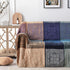 Edcooy Purple(60"*75") Boho Chair Cover Colorful Chenille Tassels Hippie Throw Blanket for Couch Bed Sofa Recliner