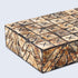Handicrafts Home Handmade Paradox Pattern Decorative Box, Storage Organizer, Boho Style Treasure Box, 12x6x2