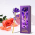 Childom Birthday Gifts for Women - Christmas Purple Rose Gifts for Her Mom, Sweet Artificial Flower for Wife, Grandma