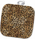 3D Rose Brown-Tan-and Black Cheetah Print Pot Holder, 8 x 8, Multiple Color