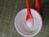 Kitchen Non-Slip Silicone Cooking Chopstick 12 in Long with Spoon and Band, Stainless Steel Reinforced, Pink