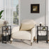 3 LET503BE Narrow Side Table with Charging Station, Slim End Table with Magazine Rack, Bedside Table for Small Spaces