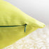 The White Petals Apple Green Throw Pillow Cover - Decorative Washable Cushion Covers for Couch, Sofa, Bedroom, Living