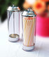 New Star Foodservice Stainless Steel Straw Dispenser - 3.5-Inch by 10.6-Inch, Clear