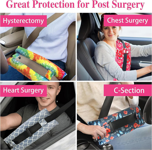 Supfitness Mastectomy Pillow Hysterectomy Pillows C Section Recovery Must Haves Essentials Products Seat Belt Cushion