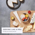 Classic SMALL Kitchen Cutting Board, Cheese Charcuterie Board, Wood Fiber Composite,Dishwasher Safe, Eco-Friendly, Easy Grip Handles, Non-Porous, Reversible, BPA Free, Made in USA, 10" x 7"