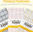 Keeki Bag - The Original Beeswax Lined Bread Bag for Homemade & Sourdough | Reusable Linen Bread Storage | Beeswax Wrap