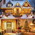 4 Pack 66 200 Timer,8 Brightown Christmas Lights Battery Operated, Total FT LED Battery Powered Fairy Lights with Mode