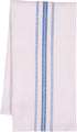 KAF Home Classic Farmhouse Stripe Kitchen Towels, Set of 12 Pure Cotton Dish Towels, Blue