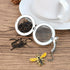 YOIYINI 2.1 inch 2PC) Stainless Steel Mesh Tea Infuser, Tea Ball with Honey Bee Pendant Tea Strainer Tea Diffuser Tea