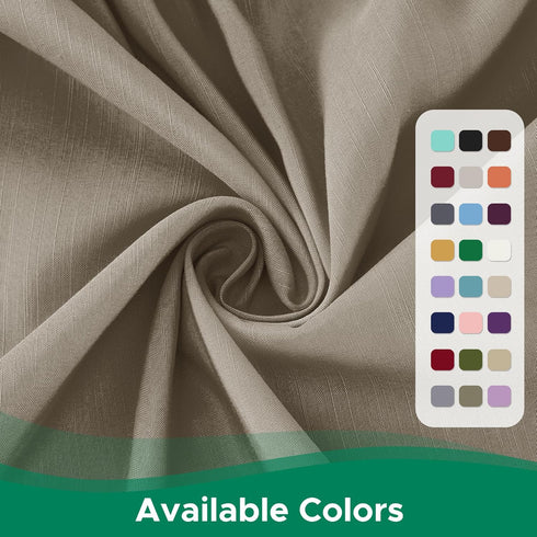 Biscaynebay Wrap Around Bed Skirts for Full & Full XL Beds, 15" Drop, Taupe