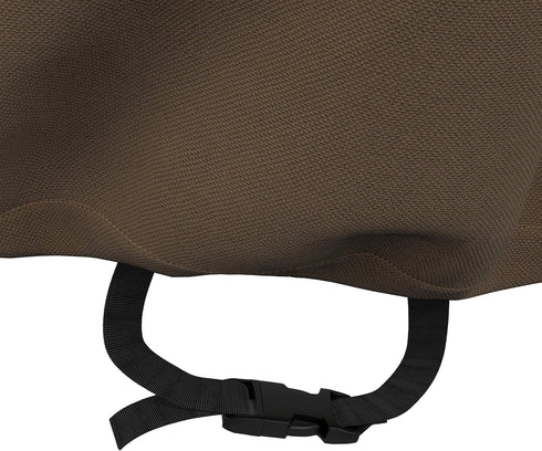 35"x 28" AmazonBasics Outdoor Patio High-Back Chair Cover, Beige/Tan