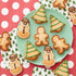 Wilton Non-Stick Christmas Cookie Shapes Pan | 12-Cavity Gingerbread Man, Tree, Snowman
