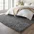 6x9 Ophanie Area Rugs, Upgrade Non-Slip Fluffy Soft Rugs for Living Room, Large Shag uzzy Plush Rug, Medium Gray Shaggy