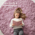 5 OLANLY Blush Round Rugs for Bedroom - Machine Washable, ft Circle Area Rugs for Living Room, Soft and Fluffy Shaggy