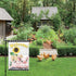 Welcome Garden Farm Flag, 12x18 Inch Sunflower Cute Pink Pig Vertical Double Side Decor for Outside Farmhouse Garden