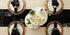DII Velvet Collection Table Runner, 14x108, Black