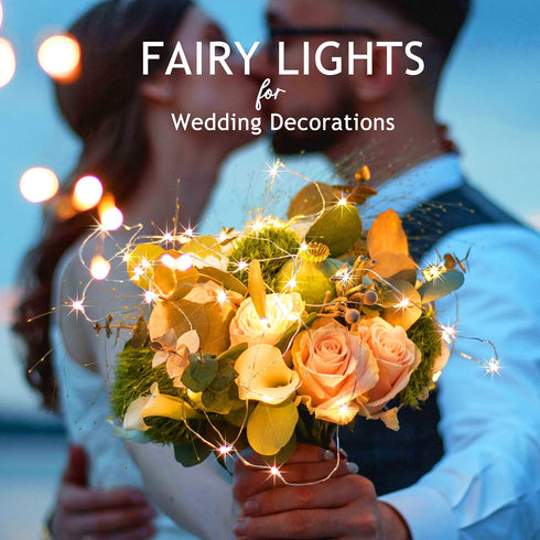 15 Packs 20 6.6FT SmilingTown LED Fairy Lights Battery Operated - Silver Copper Wire Waterproof Starry String Light
