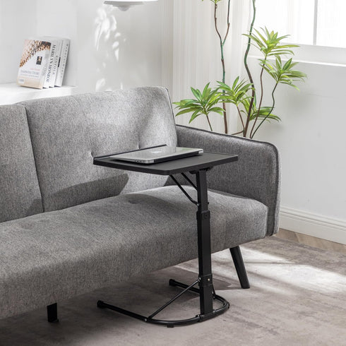 3 BTEXPERT Folding TV Tray Table Tray Foldable Adjustable Height & Tilt Angles for Dinner Eating Reading Laptop on Bed