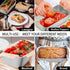 TeamFar Loaf Pan Set of 3, 9 x 5 Inch Stainless Steel Bread Loaf Meatloaf Pan for Baking Bread Cake Toast Brownies,