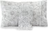 Elegant Comfort King Size 2-Piece Pillowcase Set - 1500 Premium Hotel Quality Microfiber, Paisley Pattern Gray