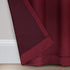 ECLIPSE Solid Thermapanel Room Darkening Curtain, 1 Panel, 54" x 84", Merlot