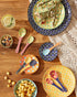 Ceramic Coffee Spoons Set of 6, Colorful Teaspoons for Espresso, Dessert, Tea, Dishwasher & Microwave Safe