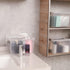 Citylife 6 Packs 6 QT Plastic Storage Bins - Clear Storage Box with Latching Lids, Stackable Containers for Organizing