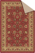 Ottomanson Ottohome Collection 3'3" x 5' Non-Slip Rubberback Oriental Design Indoor Area Rug
