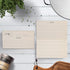 321Done Folding Recipe Cards (Set of 50) - Vintage Rustic Kraft Design, Made in USA
