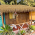 XLX TURF Synthetic Thatch Grass Roof - Fire Proof Artificial Straw Roll for Tiki Bar Garden Decor