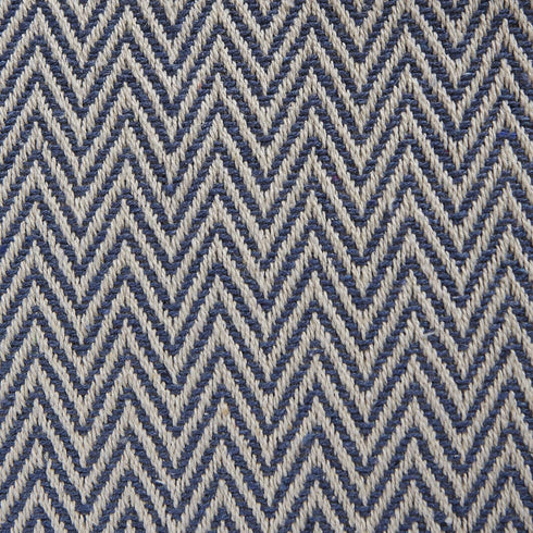 DII Woven Basic Tabletop Collection - Chevron Table Runner, 15x72, French Blue