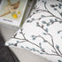 YOUR SMILE Classical Embroidery Jacquard Teal Leaf Pattern Square Decorative Throw Pillow Case Cushion Cover 18x18 inch