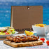 Meadowsweet Kitchens Recipe Binder - Accordion Style File Organizer for Recipes, Brown & Metallic