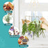 PROTITOUS 2pack Herb Drying Rack With Golden Herb Dryer Hooks, Hanging Rack With Wooden Balls, Golden Color
