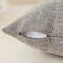 Kevin Textile Decorative Throw Pillow Covers, Set of 2, 20 x 20 inches, Grey, Modern Farmhouse