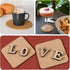uxcell Cork Coasters, Wooden Trivet Drinks Mats, Round 4.7 Inch Diameter, 0.16 Inch Thick for Home Bar Kitchen (Pack of