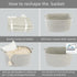 Large Rectangle Blankets Basket, 22"x17"x12" Woven Cotton Rope Storage for Nursery, Toy Basket, Laundry Bin