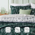 Bedsure Twin/Twin XL Comforter Set - Emerald Floral Bedding Comforter, 2 Pieces, Soft Reversible Comforter and Pillow