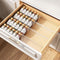 MUDEELA Clear Spice Drawer Organizer, 4 Tier- 2 Set (8 Packs) Spice