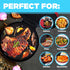 Courant Pizza Maker, 12 Inch Pizzas Machine with Cool-Touch Handle, Non-Stick Plates, Electric Countertop Oven for Home